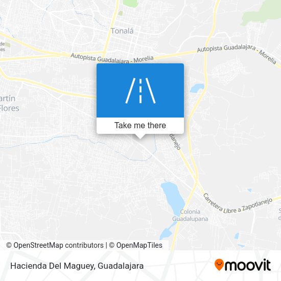 Hacienda Del Maguey map