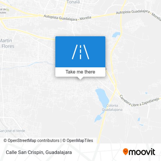 Calle San Crispín map