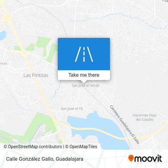 Calle González Gallo map