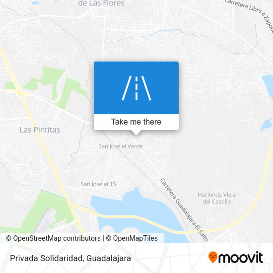 Privada Solidaridad map