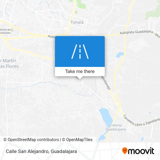 Calle San Alejandro map
