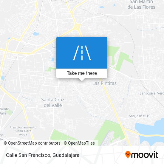 Calle San Francisco map
