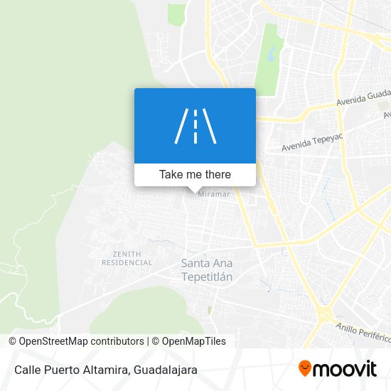 Calle Puerto Altamira map