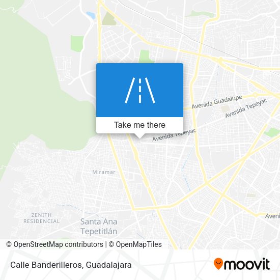 Mapa de Calle Banderilleros