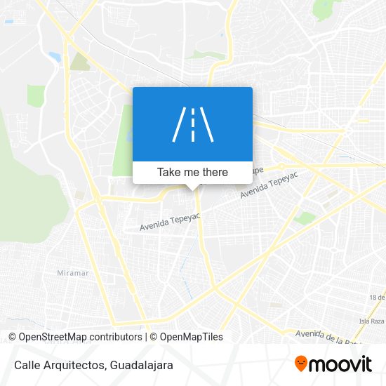 Calle Arquitectos map