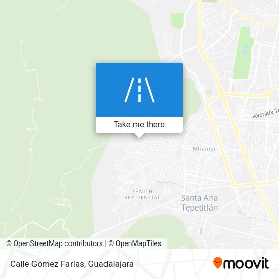 Calle Gómez Farías map