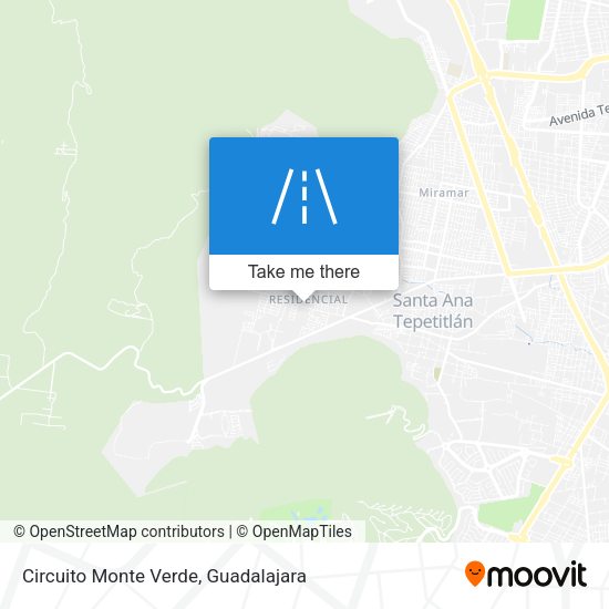 Circuito Monte Verde map