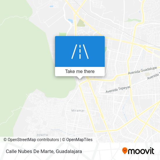 Calle Nubes De Marte map