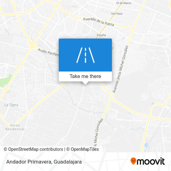 Mapa de Andador Primavera