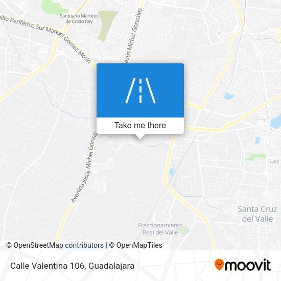 Calle Valentina 106 map