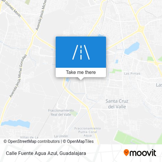 Calle Fuente Agua Azul map