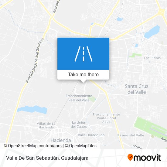 Mapa de Valle De San Sebastián