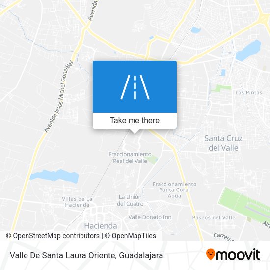 Valle De Santa Laura Oriente map