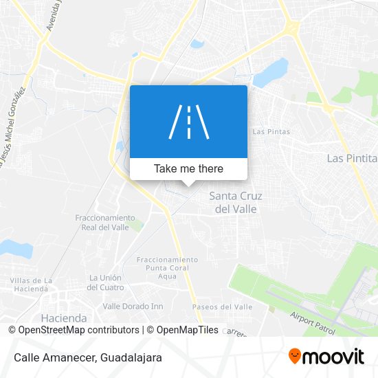 Mapa de Calle Amanecer