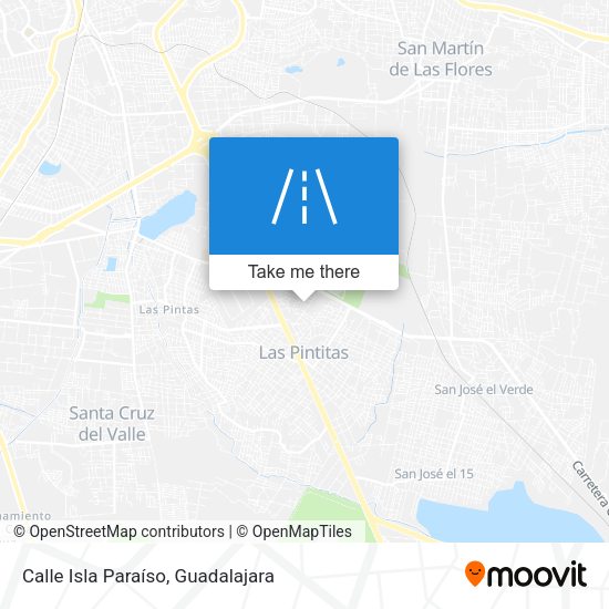 Calle Isla Paraíso map