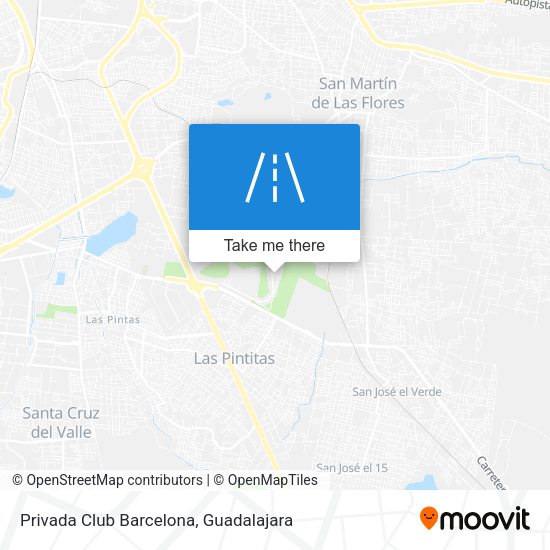 Privada Club Barcelona map