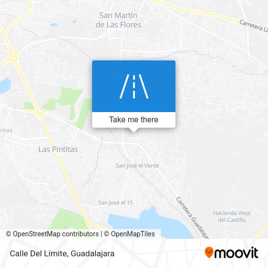 Calle Del Límite map