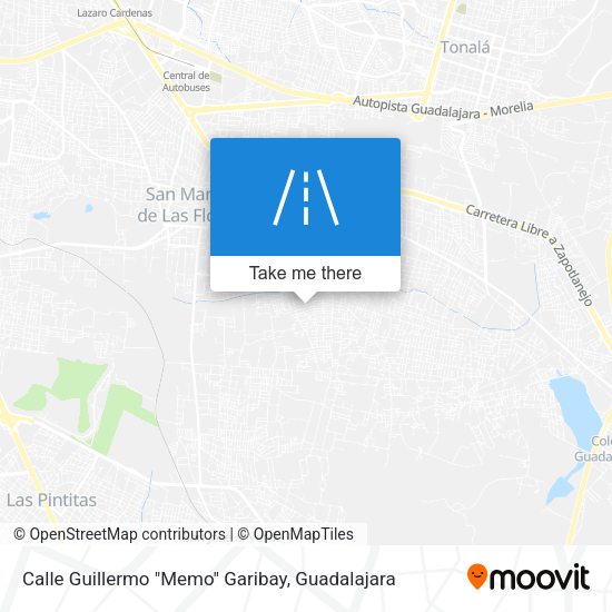 Calle Guillermo "Memo" Garibay map
