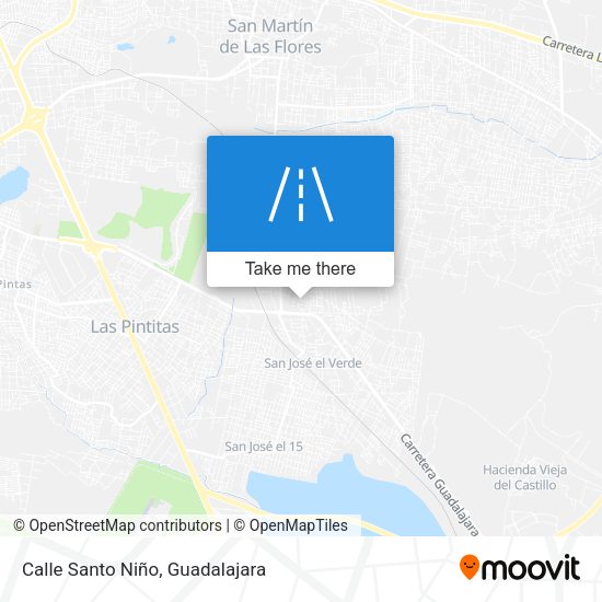Calle Santo Niño map