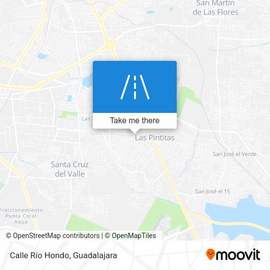 Calle Río Hondo map