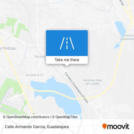 Mapa de Calle Armando García