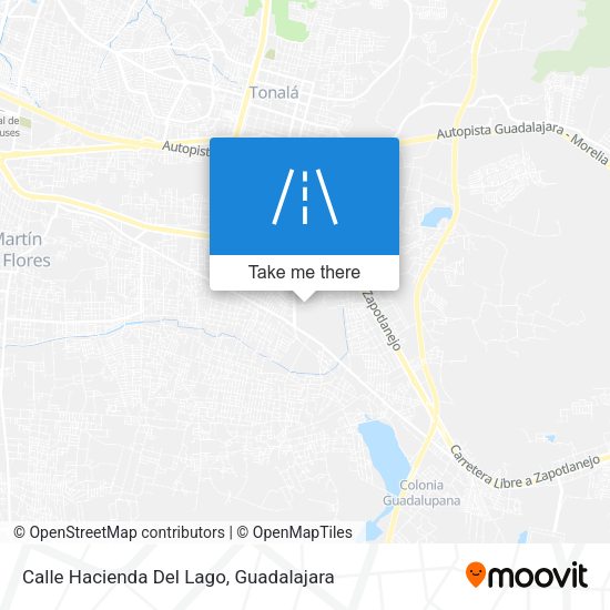 Calle Hacienda Del Lago map