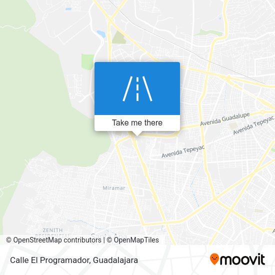 Calle El Programador map