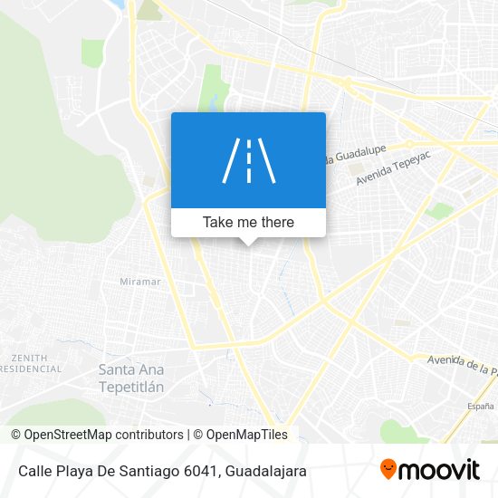 Mapa de Calle Playa De Santiago 6041