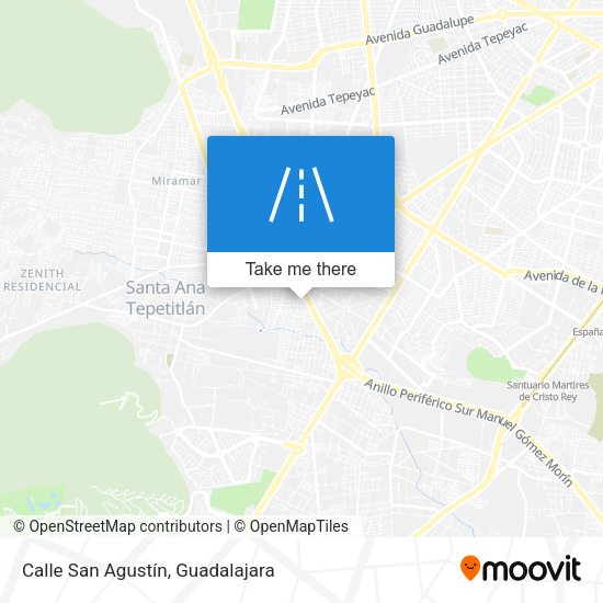 Calle San Agustín map