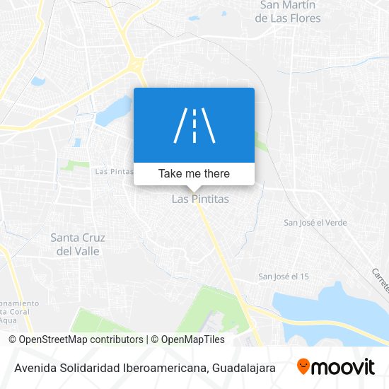 Avenida Solidaridad Iberoamericana map