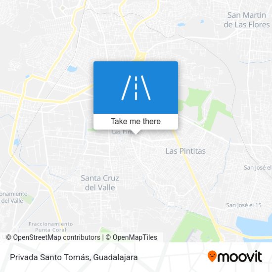 Privada Santo Tomás map