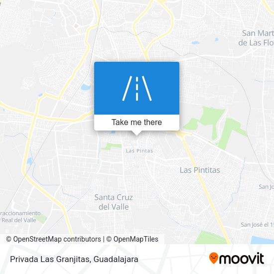 Privada Las Granjitas map
