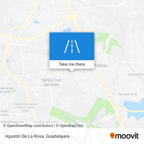 Agustín De La Rosa map