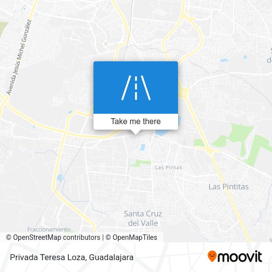 Privada Teresa Loza map