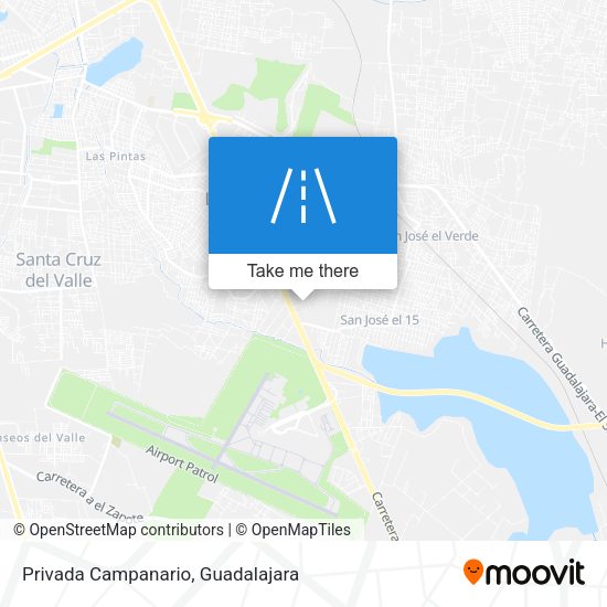 Privada Campanario map