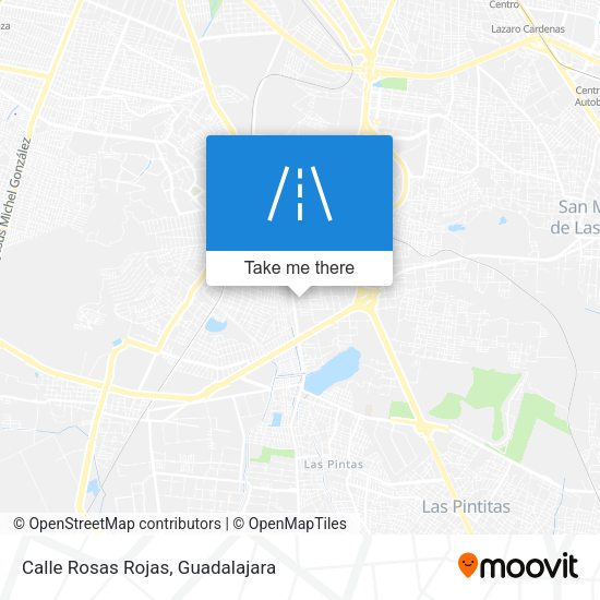 Calle Rosas Rojas map