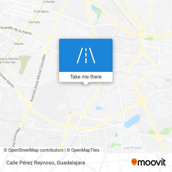 Calle Pérez Reynoso map