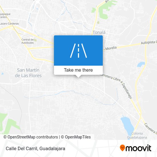 Mapa de Calle Del Carril