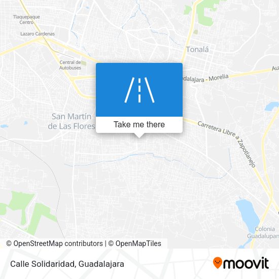 Calle Solidaridad map