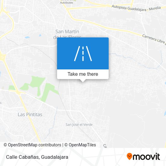 Mapa de Calle Cabañas