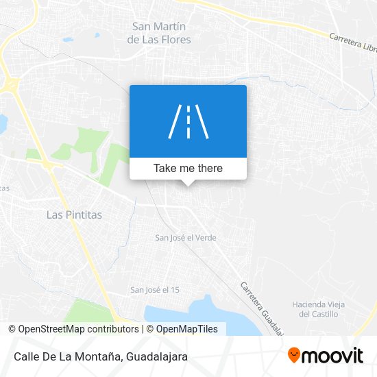 Calle De La Montaña map