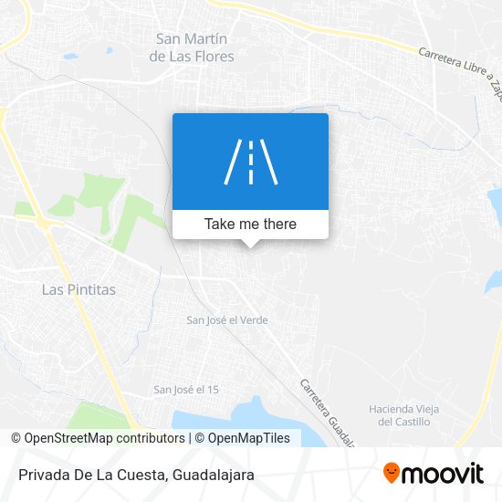Privada De La Cuesta map