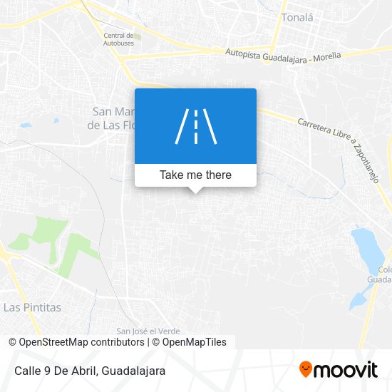 Calle 9 De Abril map