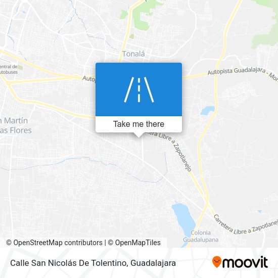 Calle San Nicolás De Tolentino map