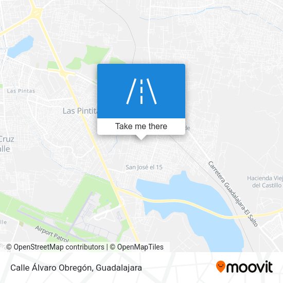 Mapa de Calle Álvaro Obregón