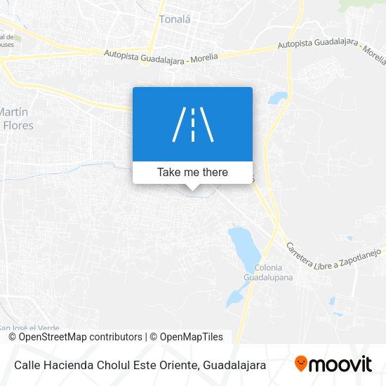 Calle Hacienda Cholul Este Oriente map