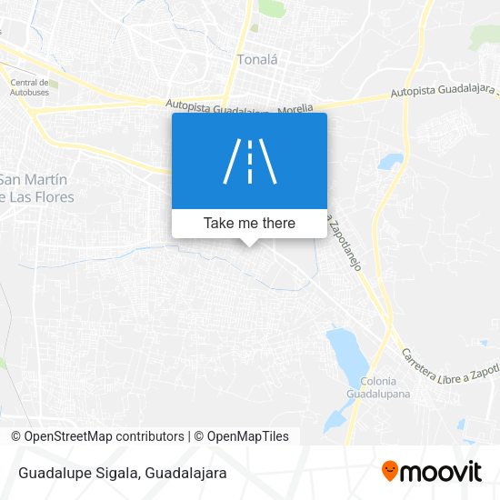Mapa de Guadalupe Sigala