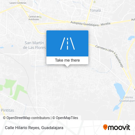 Calle Hilario Reyes map