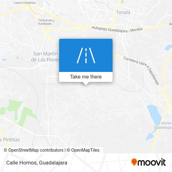 Mapa de Calle Hornos