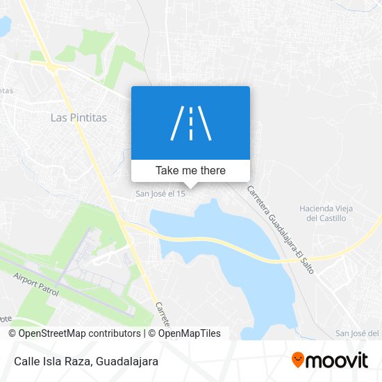 Mapa de Calle Isla Raza